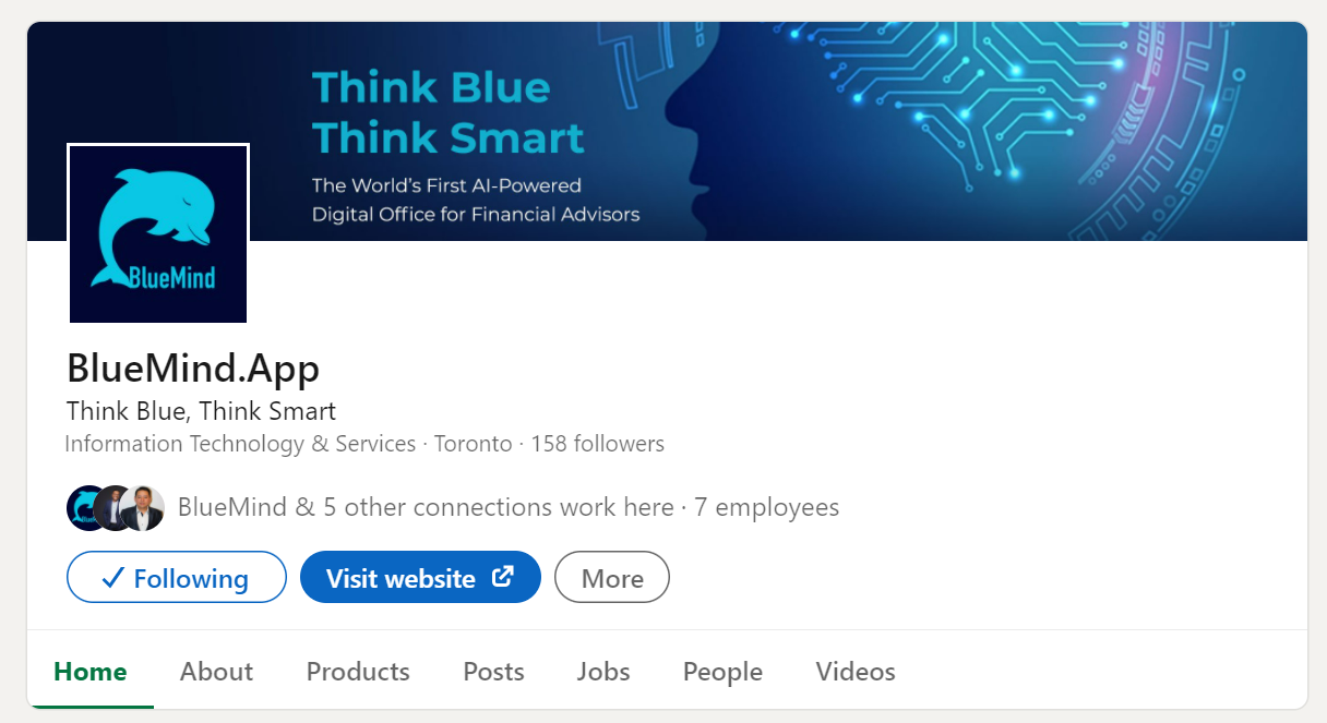 linkedin bluemind profile