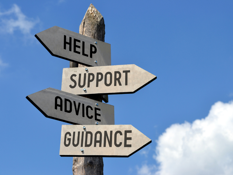 seek help guidance support